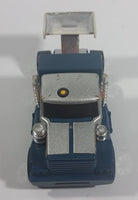 Vintage Tonka 061 GMC Semi Truck Big Rig Teal Blue & Silver Pressed Steel Toy Vehicle w/ Spoiler - Treasure Valley Antiques & Collectibles