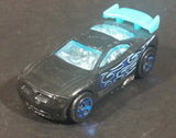 2011 Hot Wheels 3-Lane Super Speedway Exclusive Power Rage Black Die Cast Toy Car Vehicle - Treasure Valley Antiques & Collectibles