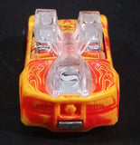 2010 Hot Wheels Color Shifters Classic To Flames What-4-2 Yellow Orange Die Cast Toy Car Vehicle - Treasure Valley Antiques & Collectibles