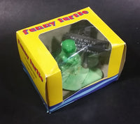 Vintage Funny Turtle Ceramic Like Non-Toxic Figure in Box - Made in Hong Kong - Treasure Valley Antiques & Collectibles
