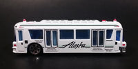 Realtoy Alaska International Airport Service Bus White Die Cast Toy Car Vehicle - Treasure Valley Antiques & Collectibles
