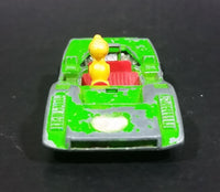 Rare Vintage 1972 United Features Syndicate Charlie Brown Snoopy Woodstock Green Aviva No. C2 Die Cast Toy Car Vehicle - Treasure Valley Antiques & Collectibles