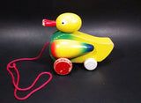 Vintage Wooden Duck Pull Toy - Treasure Valley Antiques & Collectibles