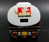 Vintage Majorette Petro Canada Gas Oil Fuel Tanker Semi Tractor Trailer White Die Cast Toy Vehicle - Treasure Valley Antiques & Collectibles