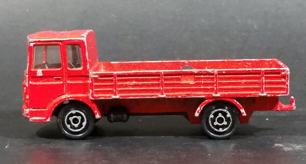 1980s Majorette Saviem Toy Truck Red Die Cast Toy Car Vehicle 1/100 Scale