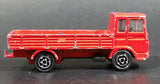 1980s Majorette Saviem Toy Truck Red Die Cast Toy Car Vehicle 1/100 Scale - Treasure Valley Antiques & Collectibles