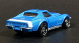 2009 Hot Wheels Dream Garage '69 Corvette Stingray Blue Die Cast Toy Muscle Car Vehicle