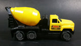 1990 Tonka CC-2571 Cement Mixer Truck Yellow Plastic Toy Car Construction Equipment Machinery Vehicle - Treasure Valley Antiques & Collectibles