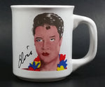 Vintage Elvis Presley in Hawaiian Clothing Wearing a Lei White Ceramic Coffee Mug Collectible - Treasure Valley Antiques & Collectibles