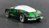 1998 Hot Wheels Tech Tone Series Buick Wildcat Black w/ Metallic Green Die Cast Toy Car Vehicle - Treasure Valley Antiques & Collectibles