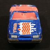 Vintage Majorette 1986 Ford Mustang Convertible Turbo Blue No. 227 Die Cast Toy Car Vehicle with Opening Hood 1/59 Scale Made in France - Treasure Valley Antiques & Collectibles