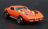 1980 Hot Wheels Chevrolet Corvette Stingray Orange Die Cast Toy Car Vehicle - Treasure Valley Antiques & Collectibles