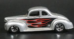 2004 Hot Wheels Pride Rides '40 Ford Coupe 8 Ball Silver Grey Die Cast Toy Hot Rod Car Vehicle - Treasure Valley Antiques & Collectibles