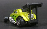 2009 Hot Wheels Modified Rides Fiat 500c Satin Green Turbo Flame Die Cast Toy Race Car Vehicle