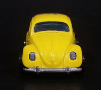 1991 Hot Wheels Park 'n Plates 1953-57 Volkswagen VW Bug Yellow Die Cast Toy Car Vehicle - Treasure Valley Antiques & Collectibles