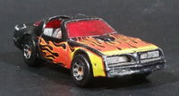 2006 Hot Wheels Hot Bird 1977 Pontiac Firebird Trans Am Black w/ Flames Die Cast Toy Car Vehicle - Treasure Valley Antiques & Collectibles