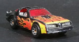 2006 Hot Wheels Hot Bird 1977 Pontiac Firebird Trans Am Black w/ Flames Die Cast Toy Car Vehicle - Treasure Valley Antiques & Collectibles