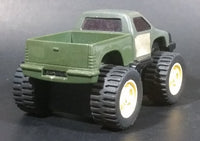 Vintage Tonka Grey and Army Green Combo Pull back Pickup Truck Made in Japan Pressed Steel Cab - Treasure Valley Antiques & Collectibles