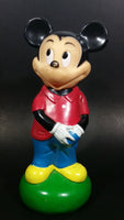 Vintage Walt Disney Productions Mickey Mouse 8" Cartoon Character Hard Vinyl Coin Bank - Treasure Valley Antiques & Collectibles