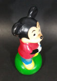 Vintage Walt Disney Productions Mickey Mouse 8" Cartoon Character Hard Vinyl Coin Bank - Treasure Valley Antiques & Collectibles