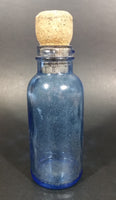 Antique Bromo-Seltzer Emerson Drug Co. 6" Light Cobalt Blue Corked Glass Medicine Bottle w/ Embossed Letters - Treasure Valley Antiques & Collectibles