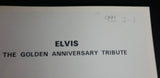 Vintage Elvis The Golden Anniversary Tribute by Richard Peters 128 Page Paper Book - Treasure Valley Antiques & Collectibles