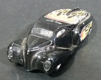 2004 Hot Wheels Crooze Ooz Coupe Black with Flames Die Cast Toy Car Vehicle McDonald's Happy Meal 6/8 - Treasure Valley Antiques & Collectibles