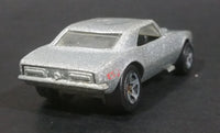 1996 Hot Wheels '67 Chevrolet Camaro Metalflake Silver Die Cast Toy Car Vehicle w/ Opening Hood - Treasure Valley Antiques & Collectibles