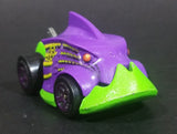 2014 Hot Wheels Monster Mission Piranha Terror Purple Lime Green Die Cast Toy Car Vehicle - Treasure Valley Antiques & Collectibles