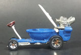 2000 Hot Wheels Virtual Collection Hot Seat Blue and White Die Cast Toy Car Vehicle - Treasure Valley Antiques & Collectibles