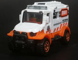 2013 Matchbox Heroic Rescue 4x4 Scrambulance White Die Cast Toy Car Emergency Services Vehicle - Treasure Valley Antiques & Collectibles