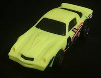 1998 Hot Wheels Chevrolet Camaro Z28 Flour Yellow Die Cast Toy Muscle Car - Treasure Valley Antiques & Collectibles