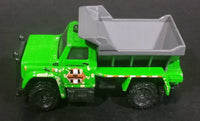 2009 Matchbox Highway Maintenance Truck Green Die Cast Toy Car Vehicle