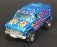2009 Hot Wheels 1977 Baja Breaker Ford Econoline Van Metalflake Satin Blue No. 121 Die Cast Toy Car Vehicle