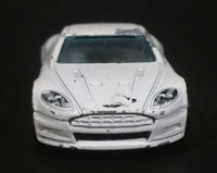 2013 Hot Wheels Showroom - Asphalt 2010 Aston Martin DBS White Die Cast Toy Dream Car Vehicle - Treasure Valley Antiques & Collectibles