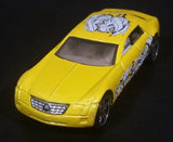 2006 Hot Wheels Tag Rides Cadillac V-16 Concept Yellow Die Cast Toy Car Vehicle - Treasure Valley Antiques & Collectibles
