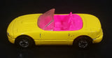 1992 Hot Wheels Mazda MX-5 Miata Convertible Yellow & Pink Die Cast Toy Sports Car Vehicle - Treasure Valley Antiques & Collectibles