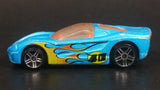 2009 Hot Wheels Airshot Super Drop 40 Somethin' Light Satin Blue Die Cast Toy Car Vehicle - Treasure Valley Antiques & Collectibles