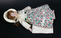 Vintage Gift World of Gorham Porcelain 6" Doll Hanging Ornament - 1983 December Doll of The Month - Treasure Valley Antiques & Collectibles