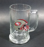 San Francisco 49ers NFL Football Team 5 1/2" Glass Cup with Red & Gold Helmet Sports Collectible - Treasure Valley Antiques & Collectibles