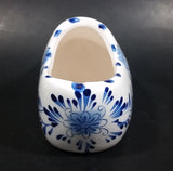 Delft Blue Holland Hand Painted Dutch Windmill Decor Ceramic Clog Shoe Ash Tray Numbered - Treasure Valley Antiques & Collectibles