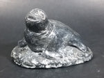 Jolin Canada Seal Soapstone Carved Sculpture Ornament w/ Original Sticker - Treasure Valley Antiques & Collectibles