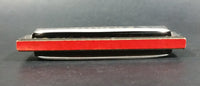 Vintage FR. Hotz Canadian Ace Red Painted Wooden and Metal Harmonica Instrument - Treasure Valley Antiques & Collectibles