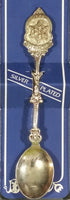 1989 Christmas Holiday Collectible Silver Plated Spoon - Treasure Valley Antiques & Collectibles