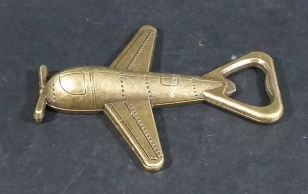 Kate Aspen "Let The Adventure Begin" Airplane Shaped Metal Beverage Bottle Opener - Treasure Valley Antiques & Collectibles