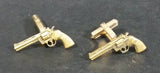 Vintage Collectible Colt Python 357 Gold Gun Cufflinks - Treasure Valley Antiques & Collectibles