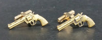 Vintage Collectible Colt Python 357 Gold Gun Cufflinks - Treasure Valley Antiques & Collectibles
