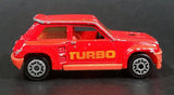 Vintage Majorette No. 255 Renault R 5 Turbo Red 1:53 Scale Die Cast Toy Car Vehicle - Treasure Valley Antiques & Collectibles