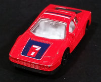 Unknown Brand Red Ferrari Testarossa 7 Seven Die Cast Toy Car Vehicle - Made in China - Treasure Valley Antiques & Collectibles