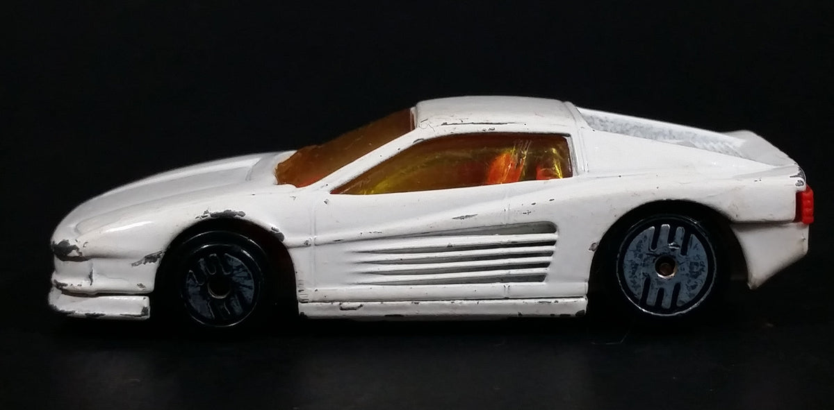 1987 Hot Wheels Ferrari Testarossa White Die Cast Toy Car Vehicle - Ul ...